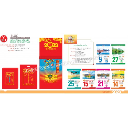 LỊCH BLOC 38x54