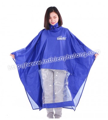 Áo mưa chữ A có kiếng đèn xe